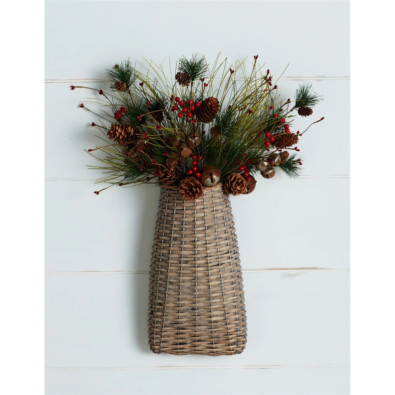 Willow Wall Basket (Set of 6) - 8 x 4.062 x 17
