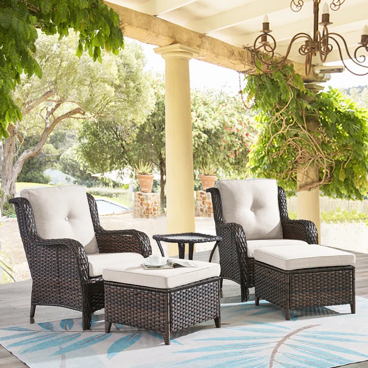 Carolina 2 - Person Outdoor Seating Group with Cushions