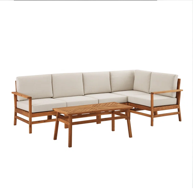 Harbison 5 - Person Outdoor Seating Group with Cushions