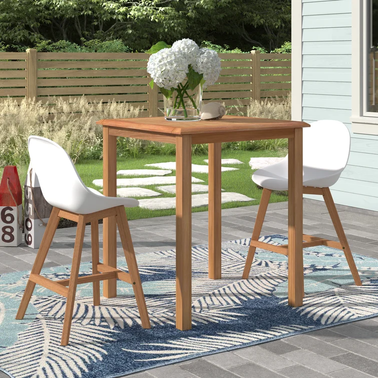 Anautica 2 - Person Square Outdoor Dining Set