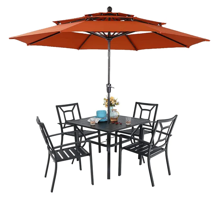 Alyah 4 - Person Square Outdoor Dining Set