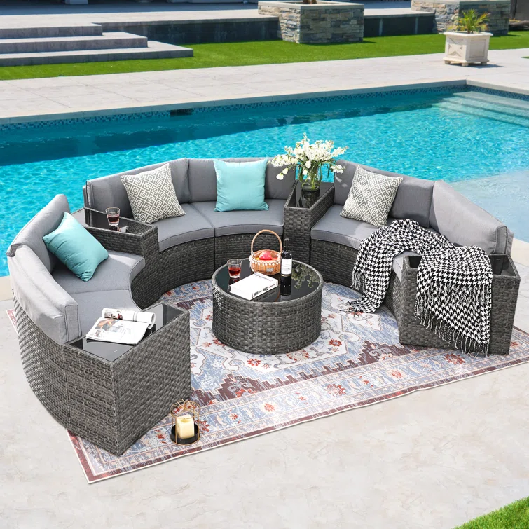 6 - Person Outdoor Seating Group with Cushions