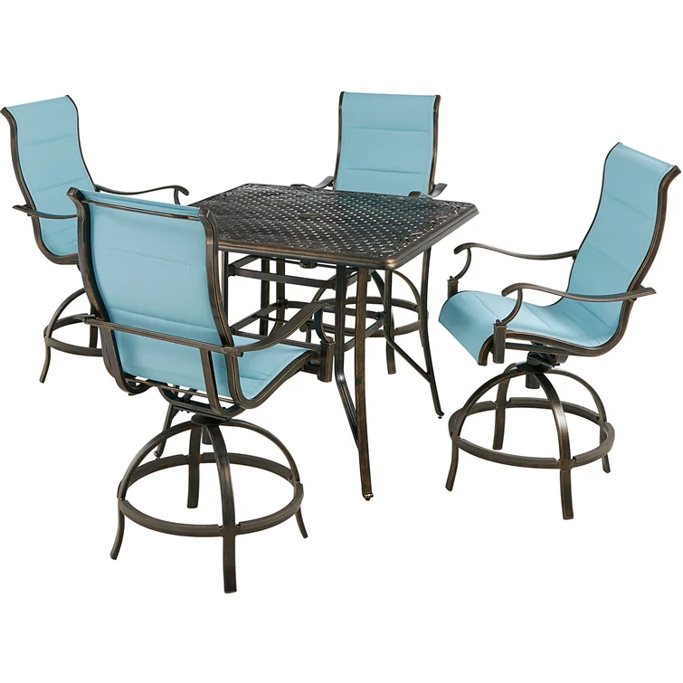 Mikenzie 4 - Person Square Outdoor Dining Set with Cushions