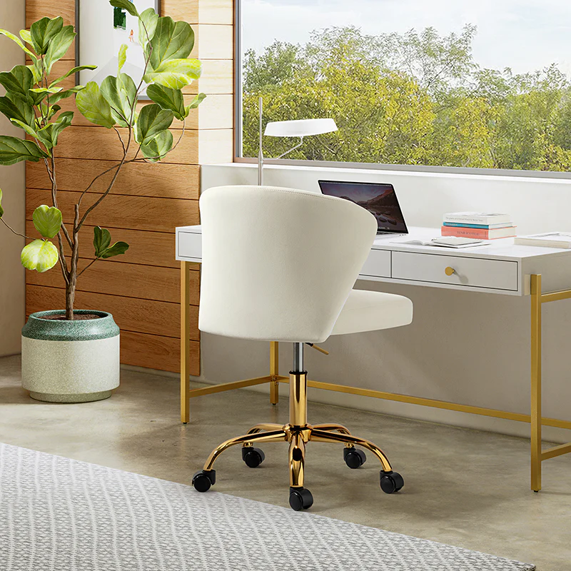 Chandra Velvet Office Chair