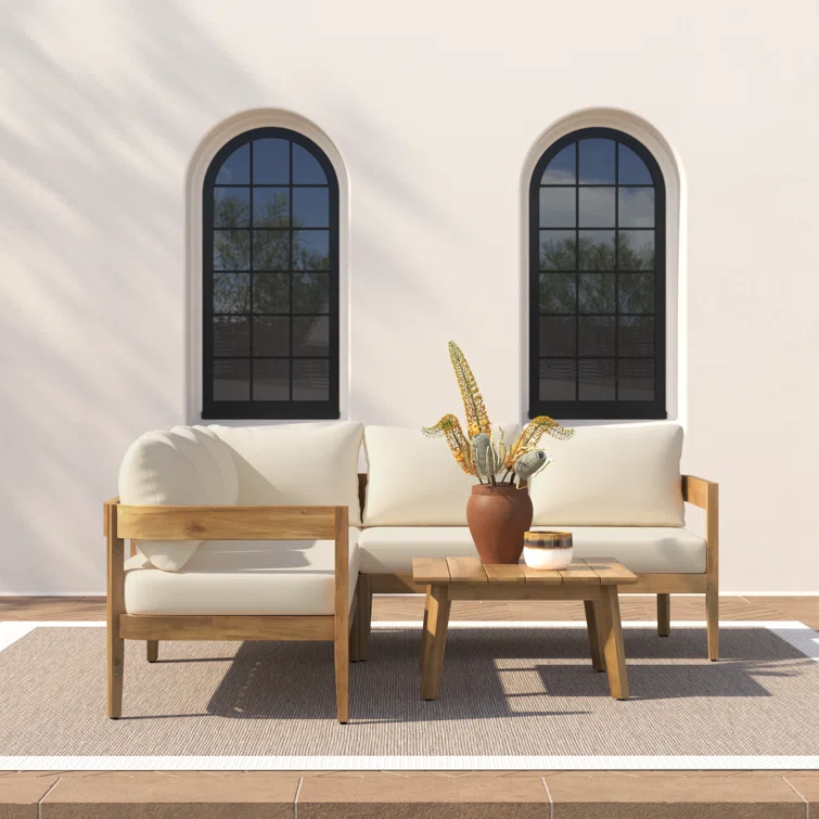 Bryah 5 - Person Outdoor Seating Group with Cushions