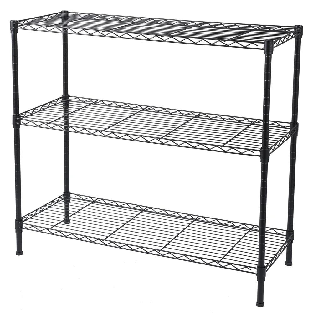 3-Tier Kitchen Metal Organizer Wire Storage Shelving Rack
