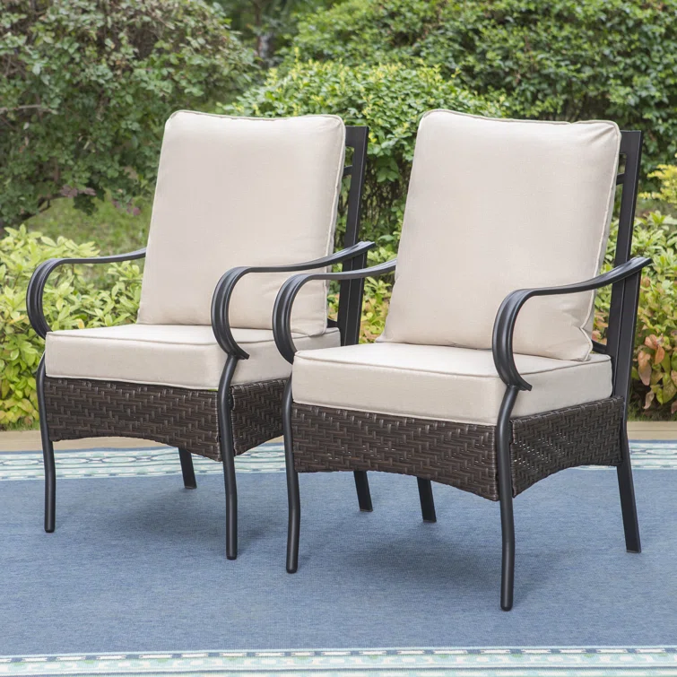 Armisha 4 - Person Square Outdoor Dining Set with Cushions