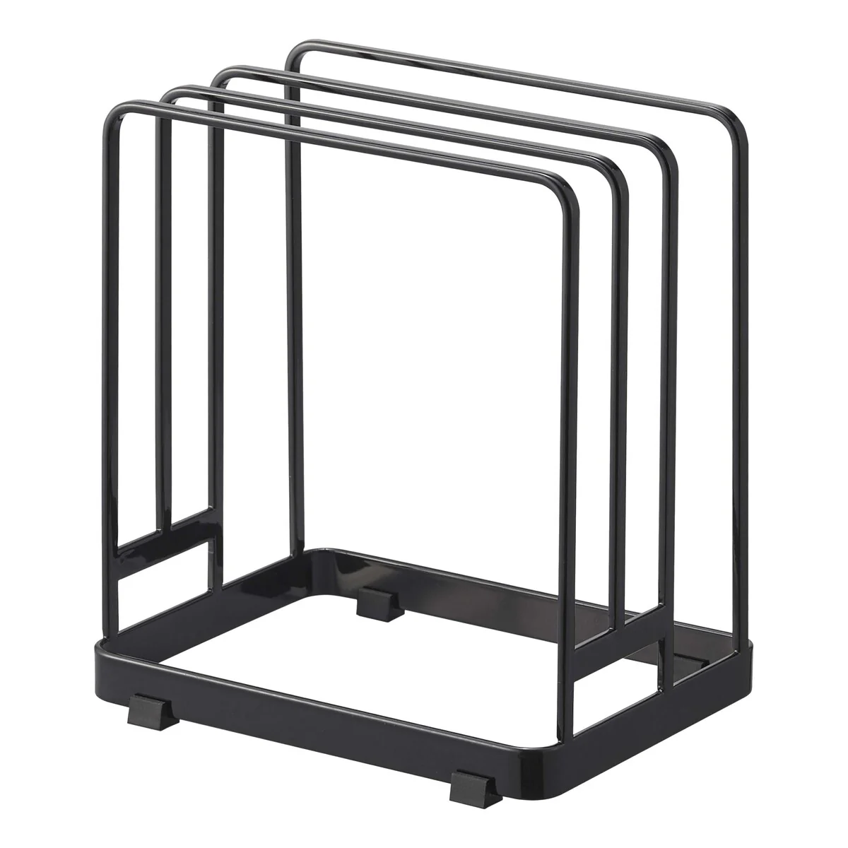 Yamazaki Home Round Cutting Board Stand, Steel - L 4.65 x W 6.3 x H 6.89 inches