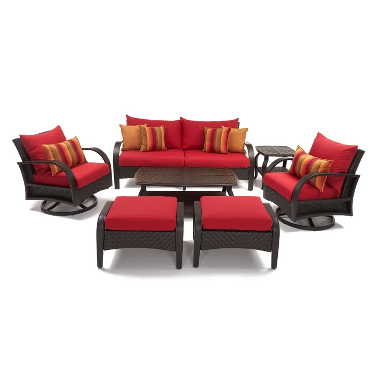 Fionnula 7 Piece Sofa Seating Group with Cushions