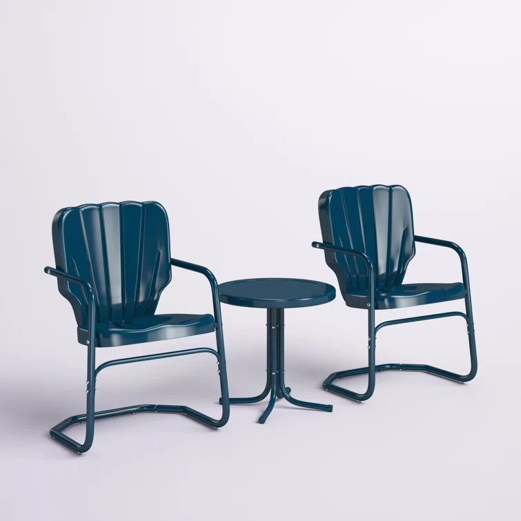 Burley Outdoor Conversation 3 Piece Seating Group