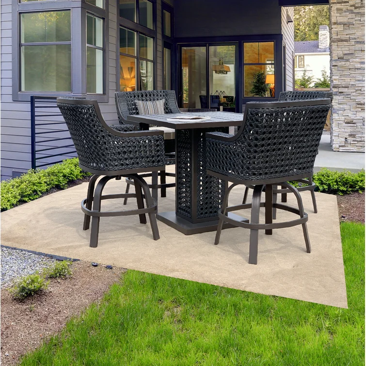 Backus 4 - Person Square Outdoor Dining Set