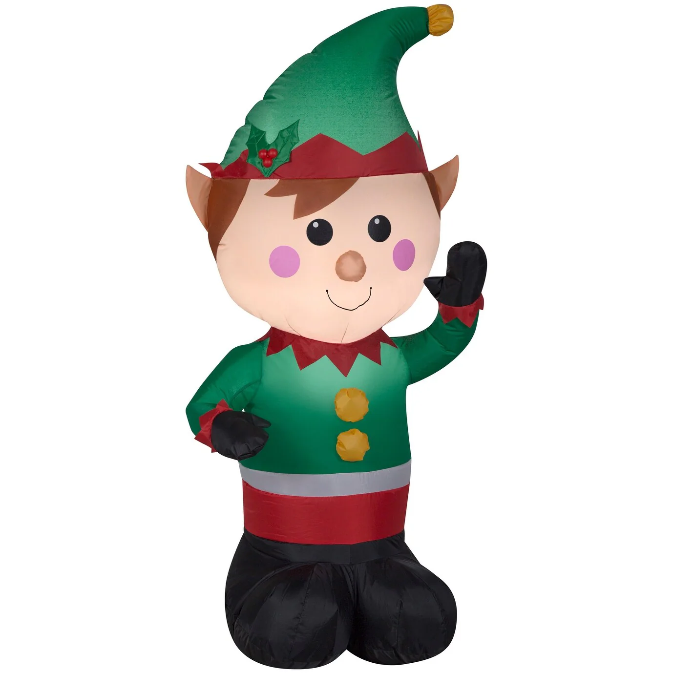 Gemmy Christmas Inflatable Elf, 4 ft Tall