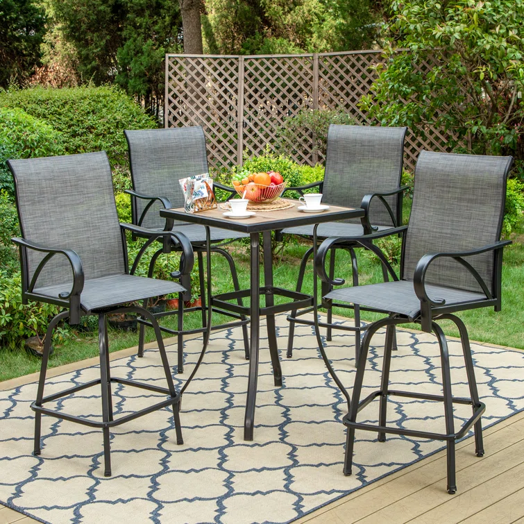 Alyne 4 - Person Square Outdoor Dining Set