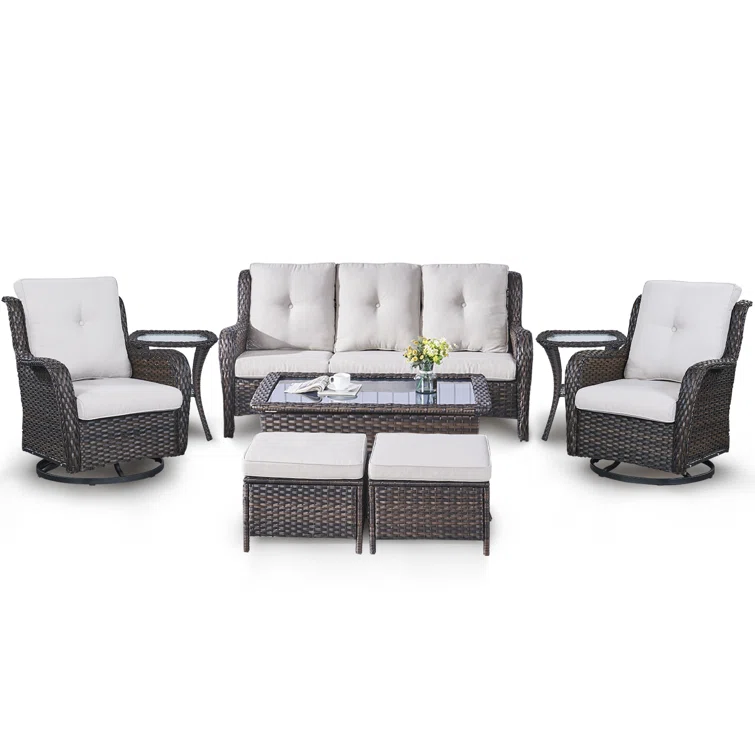 Bonia 5 - Person Outdoor Seating Group with Cushions