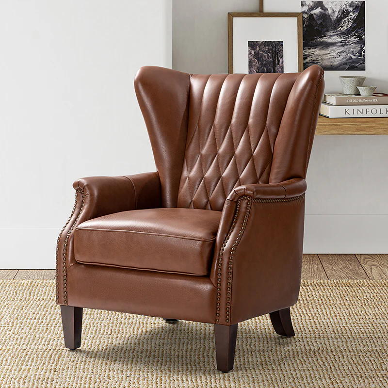 Salomon Genuine Leather Armchair