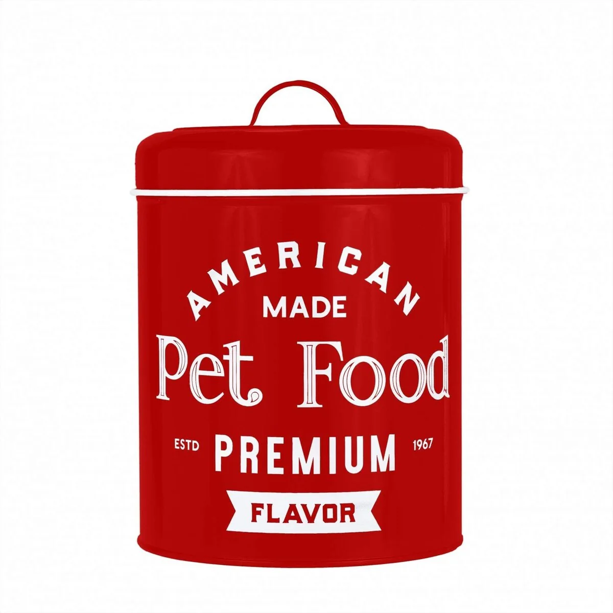 Amici Pet Metal Food Canister 140oz - 140 oz