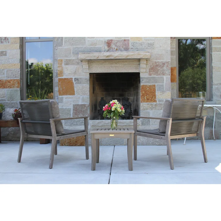 Akiva 2 - Person Outdoor Seating Group with Cushions