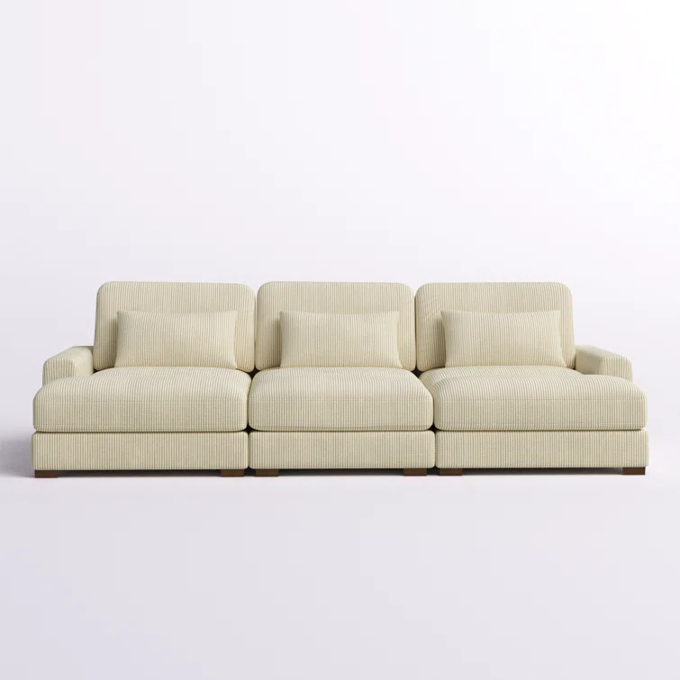 Antravian 127.5'' Corduroy Sofa