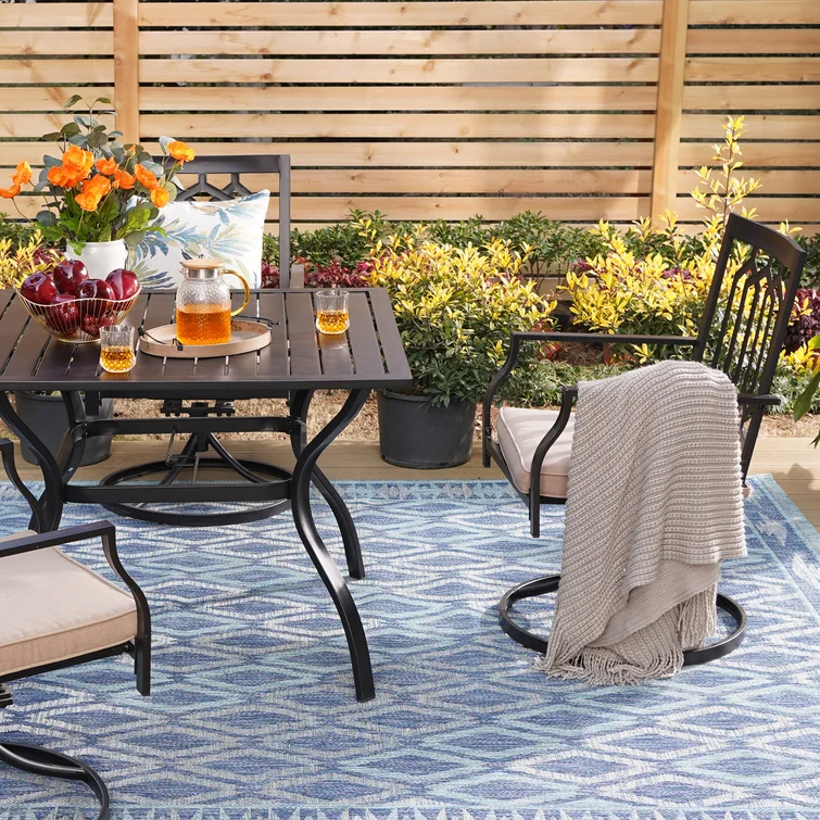 Bavan 4 - Person Square Outdoor Dining Set with Cushions