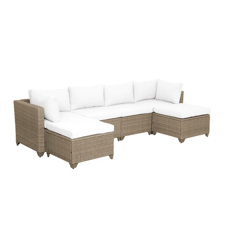 Aranka 6 - Person Outdoor Seating Group with Cushions