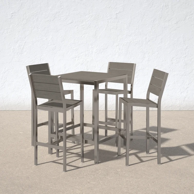 Lysa 4 - Person Square Outdoor Dining Set