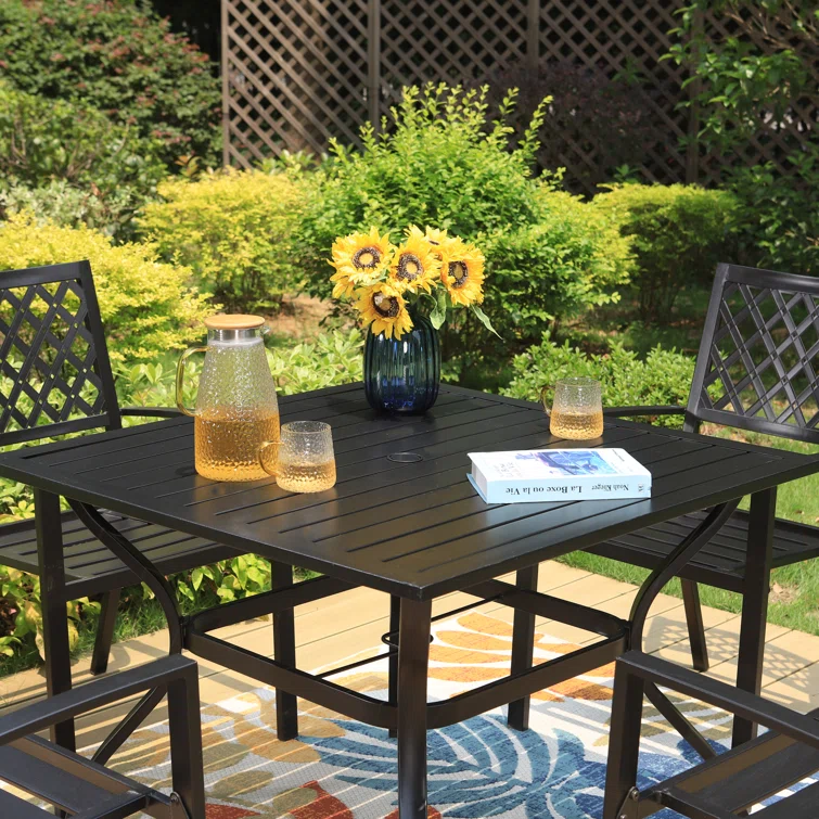 Argyri 4 - Person Square Outdoor Dining Set