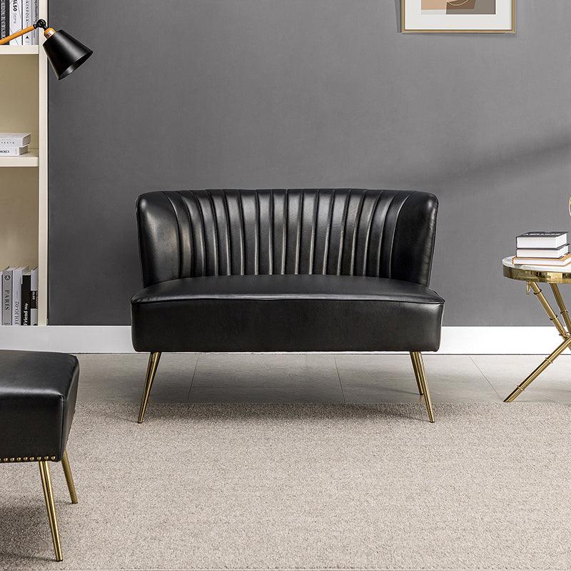 Agnes Vegan Leather Loveseat