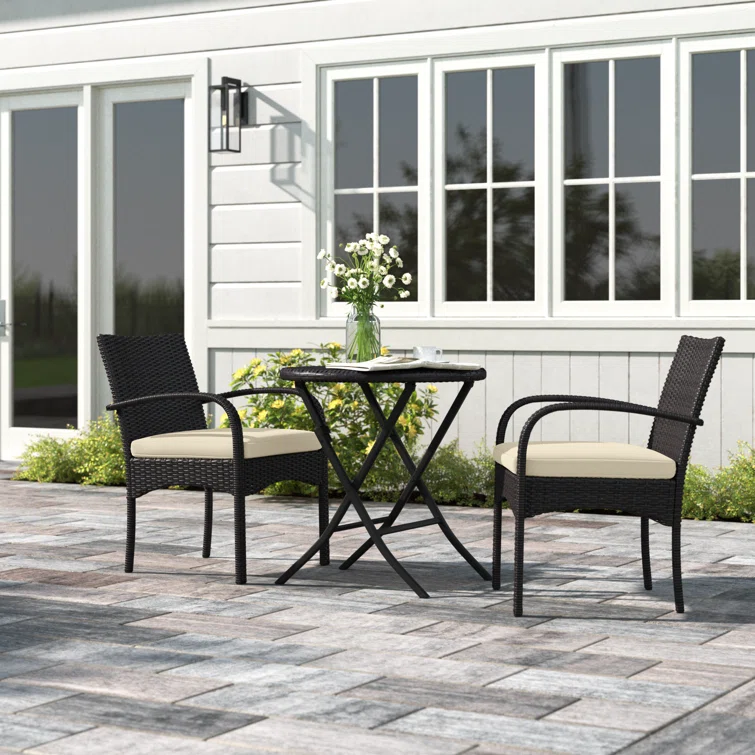 Ametria 2 - Person Round Outdoor Dining Set