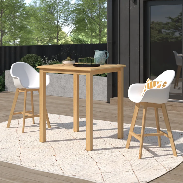 Anautica 2 - Person Square Outdoor Dining Set