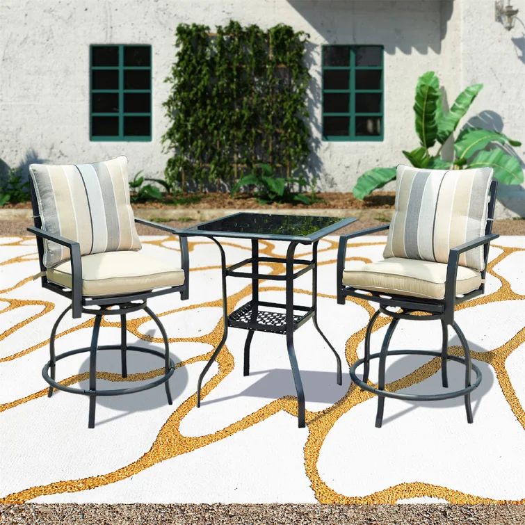 California 2 - Person Square Outdoor Dining Set
