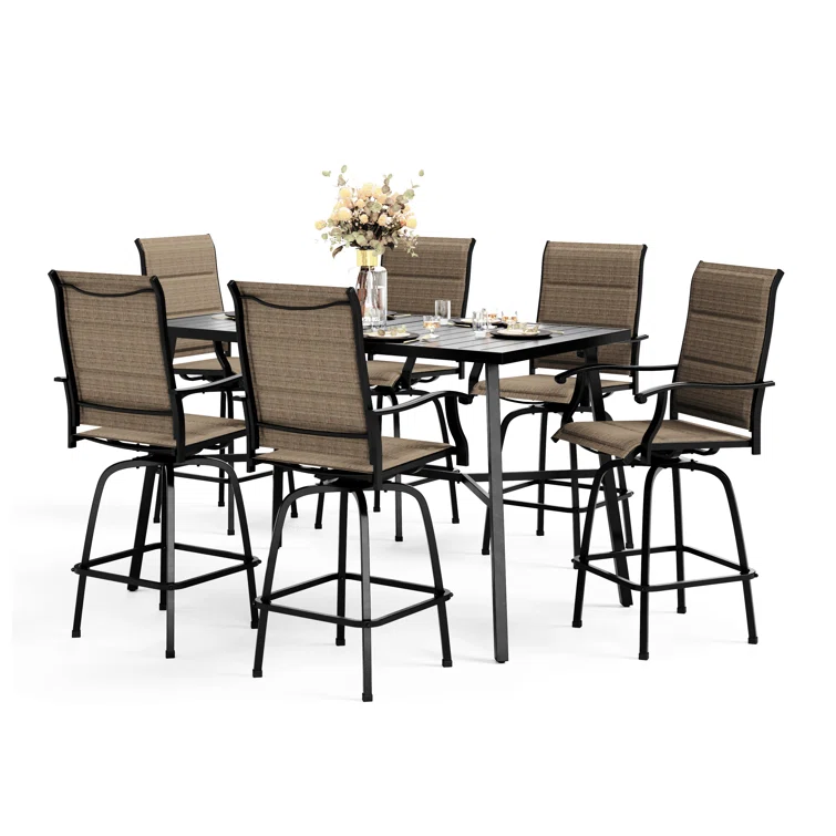 Alyne 6 - Person Rectangular Outdoor Dining Set