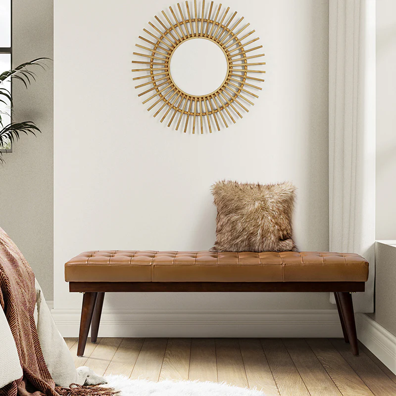 Emilio Mid-Century Modern Multifunctional Design Bench