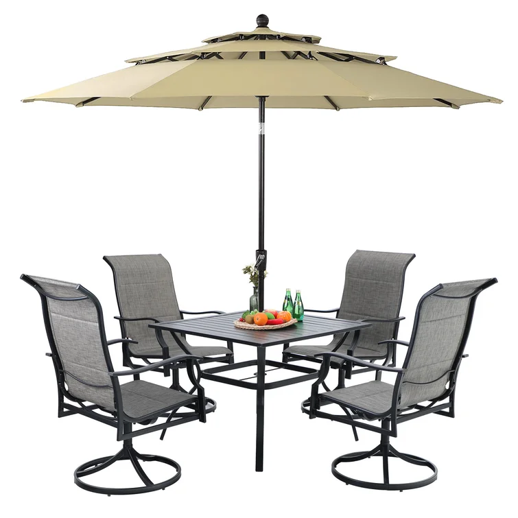 Alyah 4 - Person Square Outdoor Dining Set