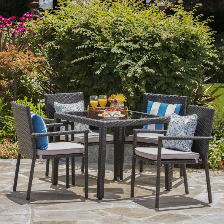 Amartya 4 - Person Square Outdoor Dining Set