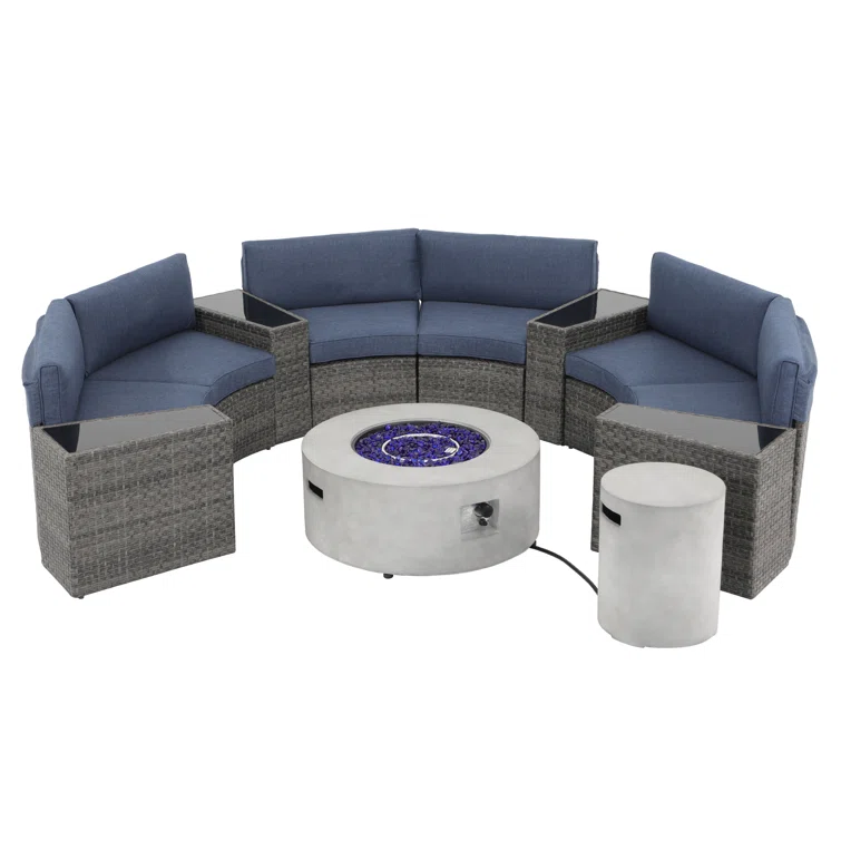 6 - Person Outdoor Seating Group with Cushions