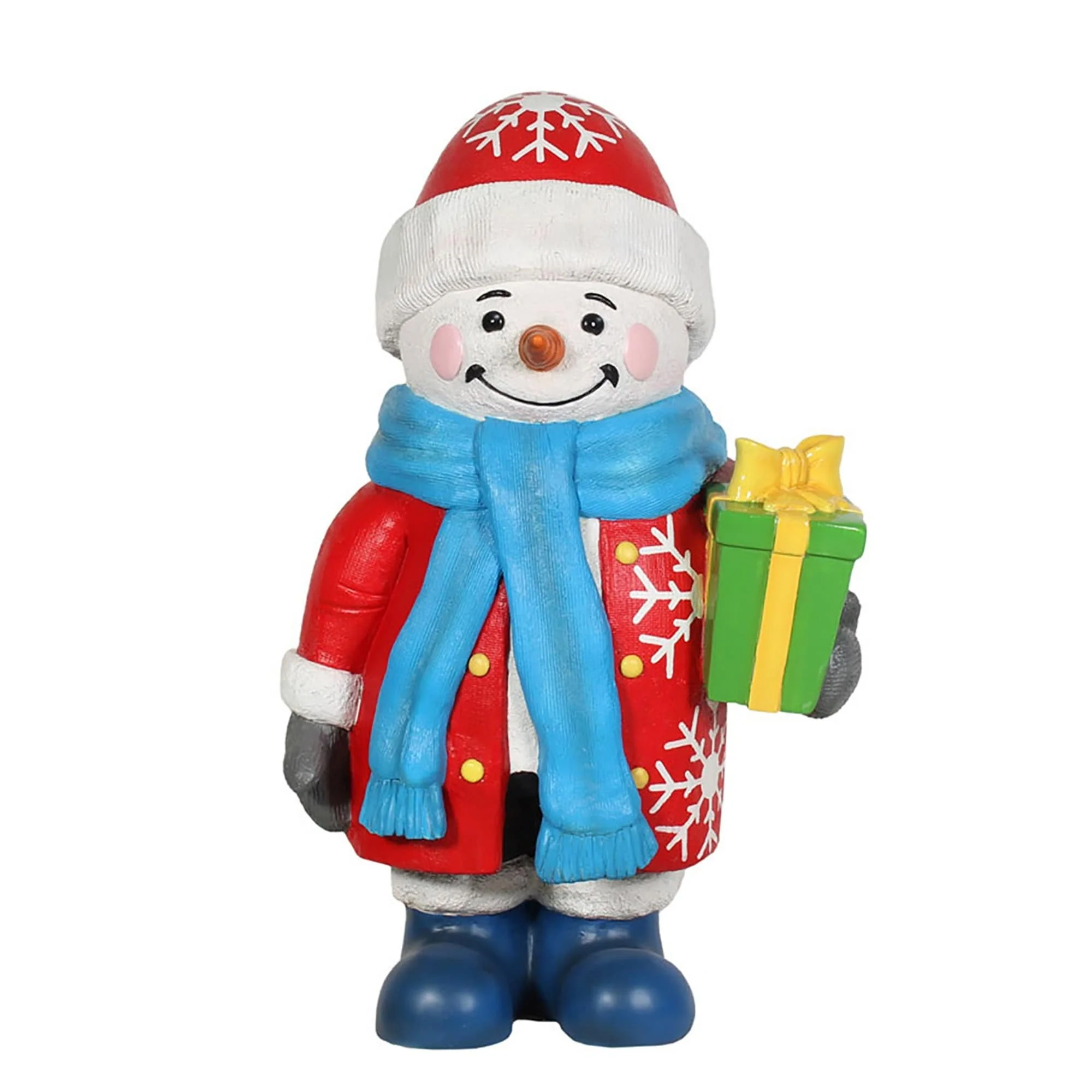 Snowman Holding Gift Commercial Christmas Outdoor Decoration - 36