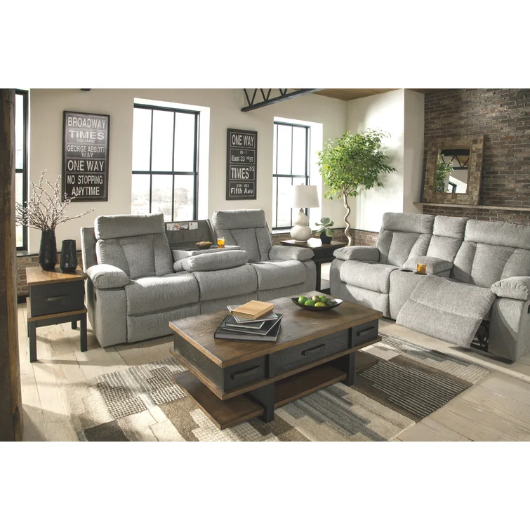 Anirduh 87'' Upholstered Reclining Sofa