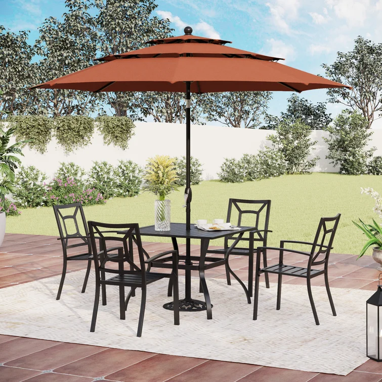 Alyah 4 - Person Square Outdoor Dining Set