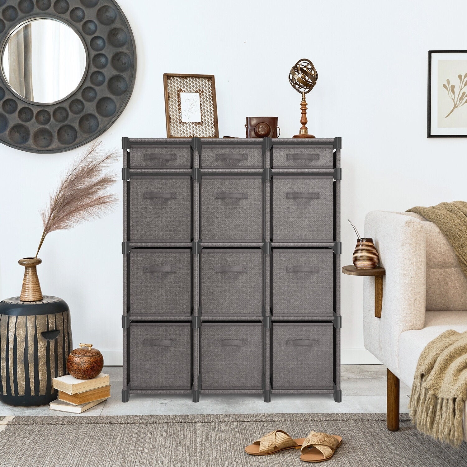 12 Cube Closet Storage Organizer Shelves