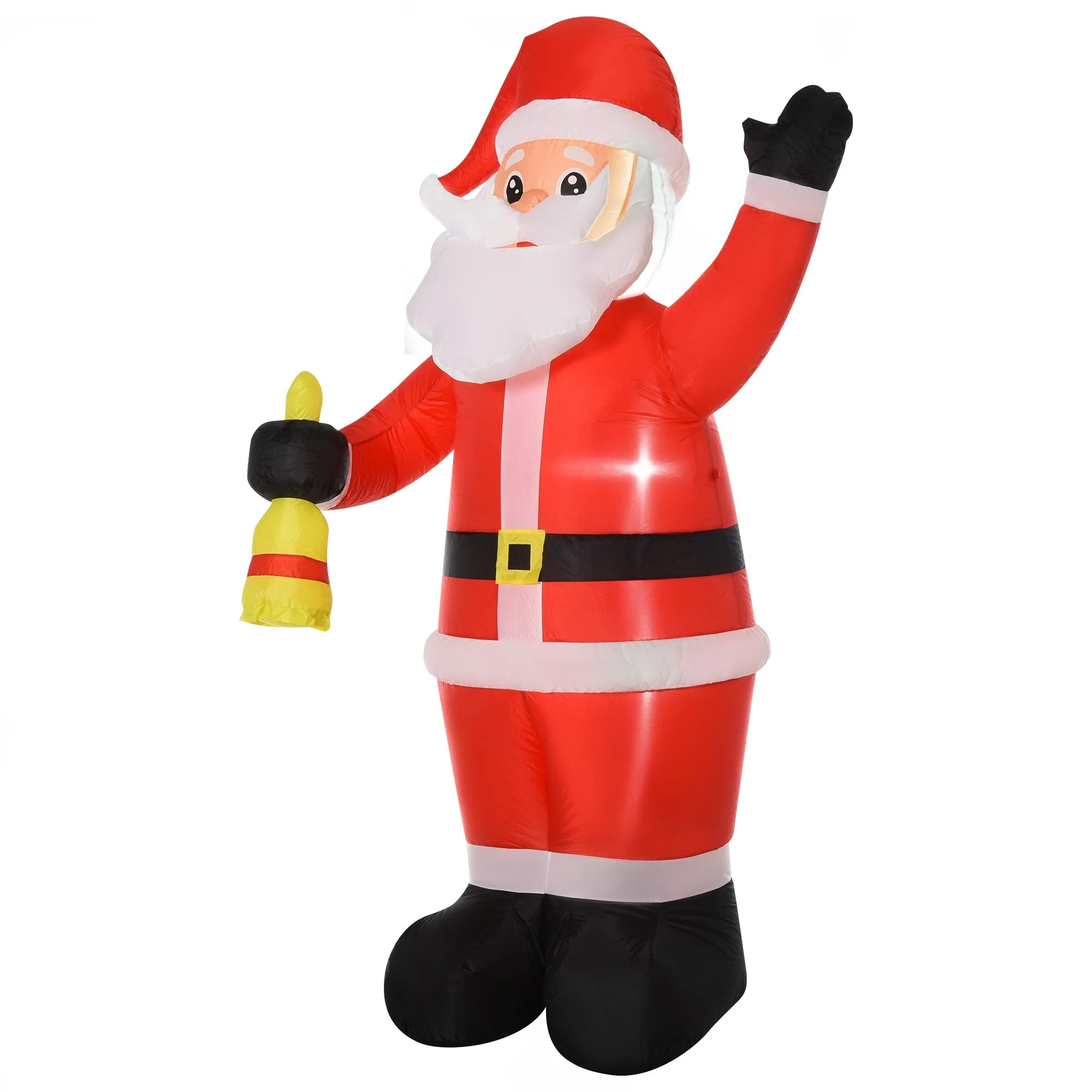 HOMCOM 8 ft. Santa Inflatable Christmas Decoration