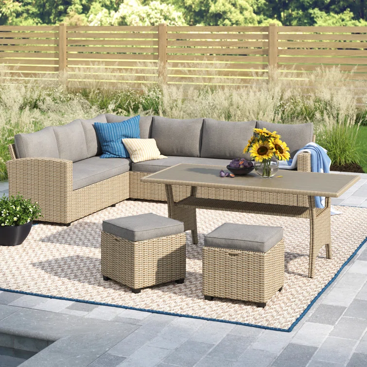 Jett 6 - Person Outdoor Seating Group with Cushions