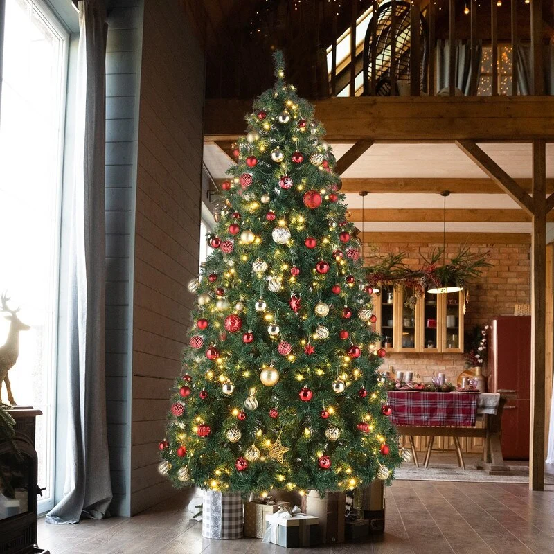 10 ft. 1200 Lights with Colorful 10 Modes Christmas Tree - N/A