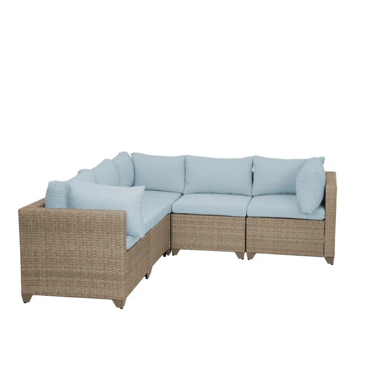 Aranka 5 - Person Outdoor Seating Group with Cushions