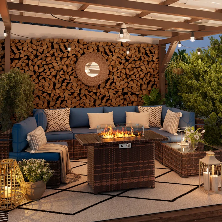 Benboe 6 - Person Outdoor Seating Group with Cushions