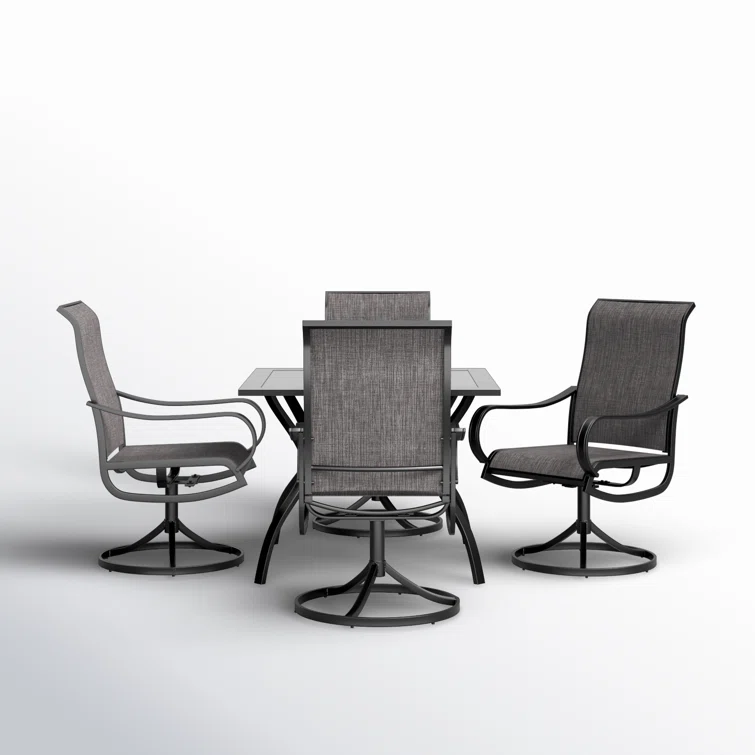 Birmadevi 4 - Person Square Outdoor Dining Set