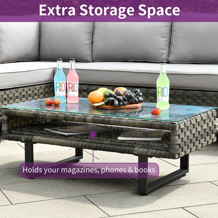 Camoren 5 - Person Seating Group with Cushions