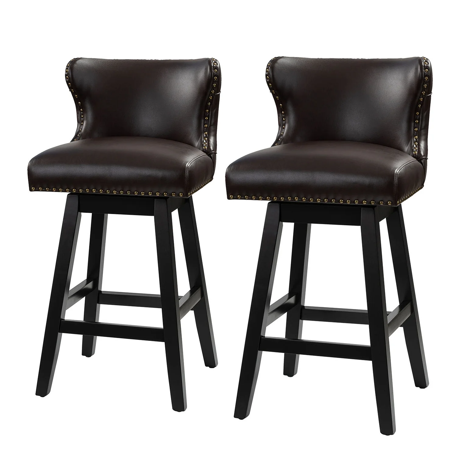 Johannes Swivel Bar & Counter Stool Set of 2