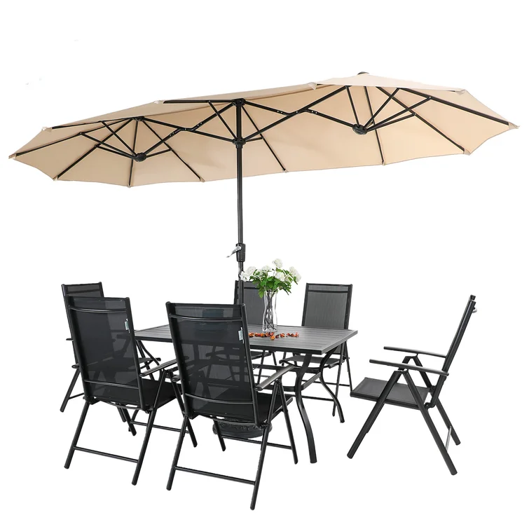 Alyah 6 - Person Rectangular Outdoor Dining Set