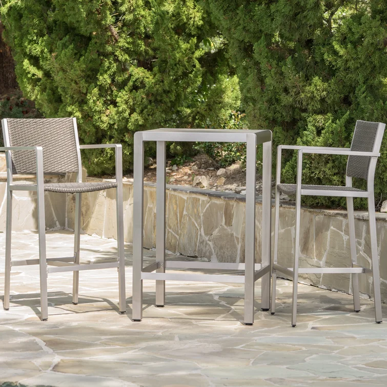 Caggiano 2 - Person Square Outdoor Dining Set