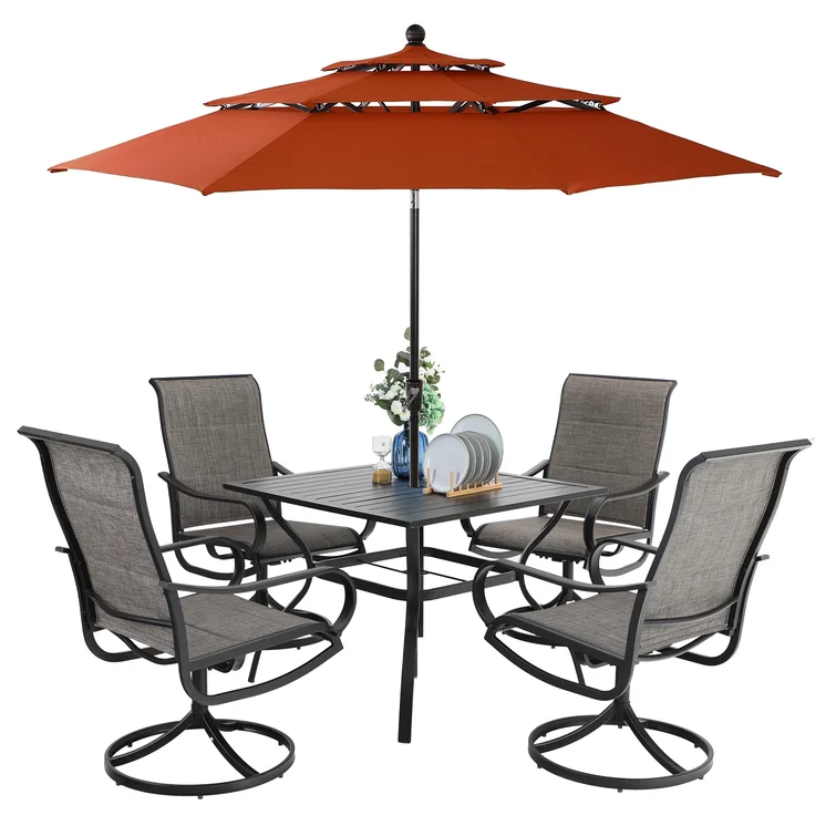 Alyah 4 - Person Square Outdoor Dining Set